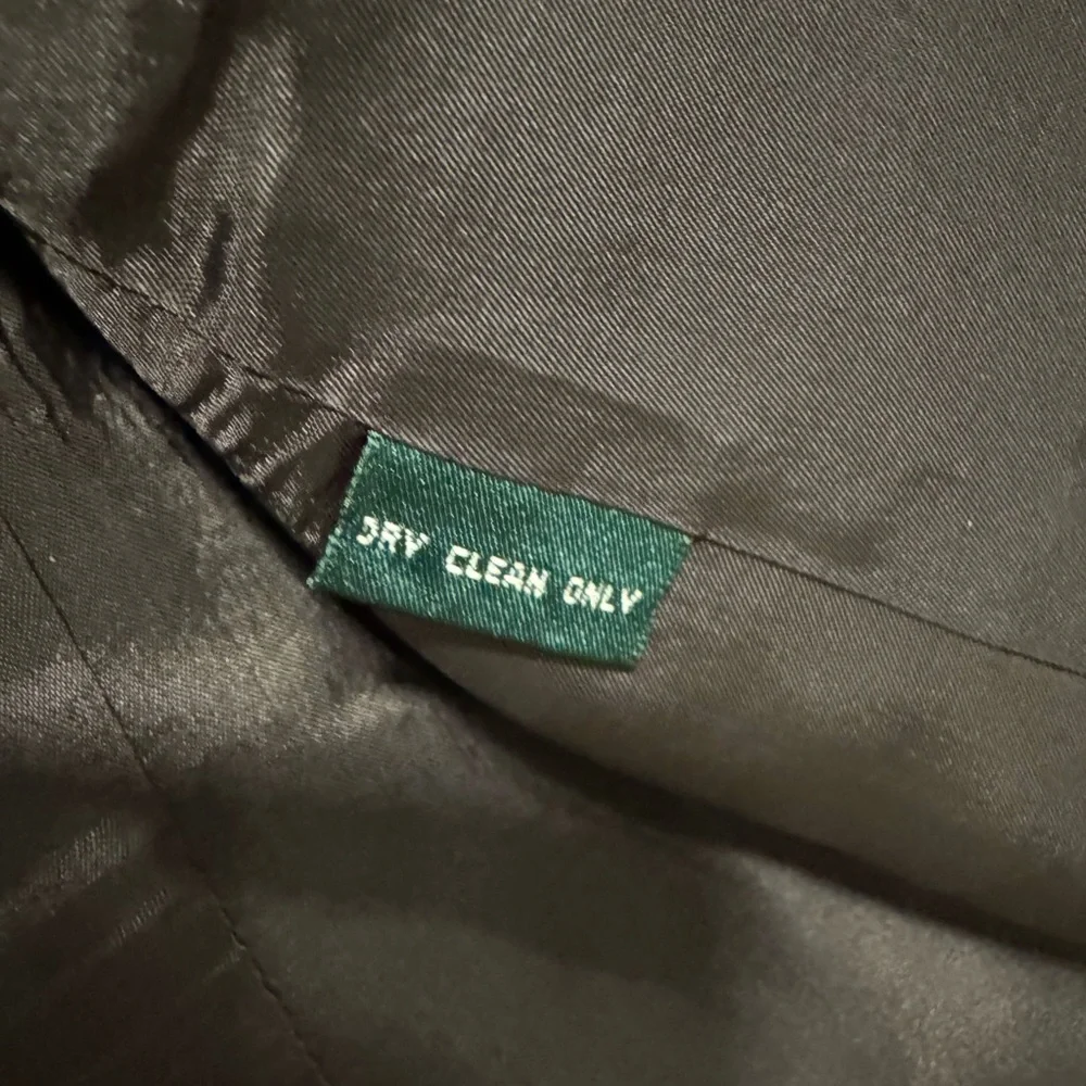 Women’s Lauren Ralph Lauren brown high neck fitted wool blend blazer - Picture 4 of 5